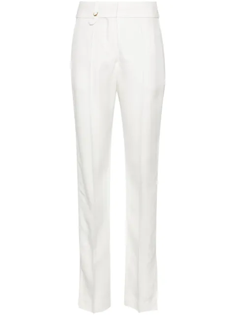 Jacquemus Le Pantalon Tibau straight-leg trousers White 241PA0381359100