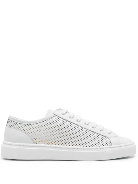 Doucal's perforated leather sneakers White DD8620ERICUY214I