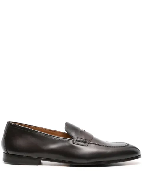 Doucal's penny-slot patent leather loafers Brown DU2983PANNUF159TM29
