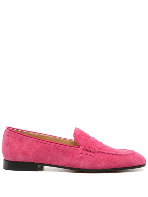 Doucal's penny-slot suede loafers Pink DD8690MEGNUF229NS11