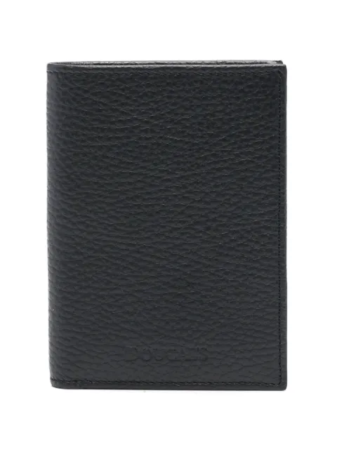 Doucal's logo-debossed leather wallet Blue DA0009VB0B00