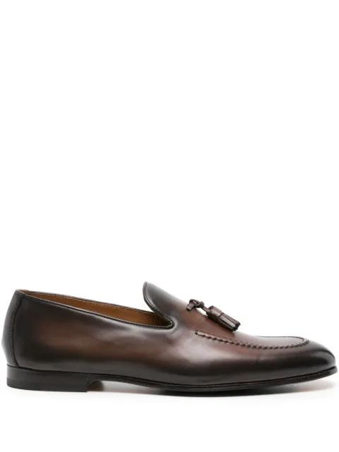 Doucal's tassel-detail faded loafers Brown DU1080PANNUF159TM45