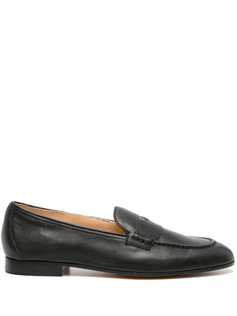Doucal's penny-slot leather loafers Black DD8690MEGNUF214NN00