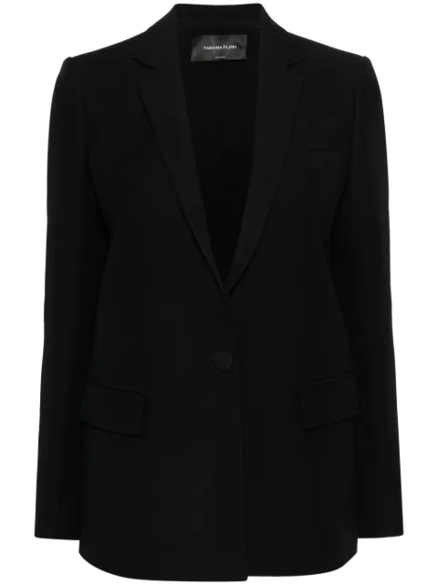 Fabiana Filippi single-breasted blazer Black GCD264F165D6290000