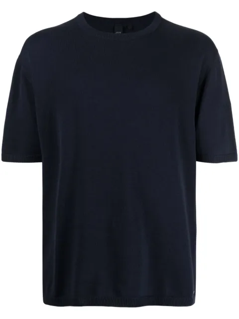 Alpha Tauri crew-neck short-sleeve jumper Blue ATA24083