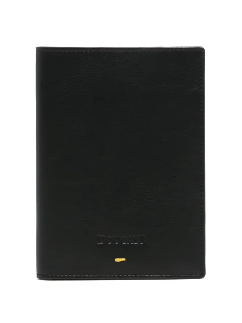Doucal's logo-debossed leather passport holder Black DA0007VI0N00