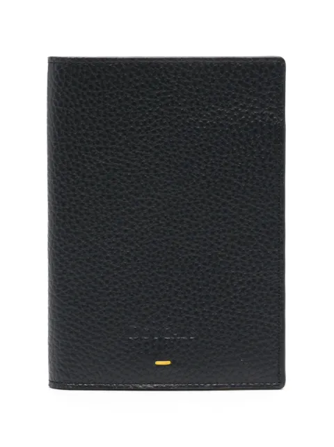 Doucal's logo-debossed leather passport holder Blue DA0007VB0B00