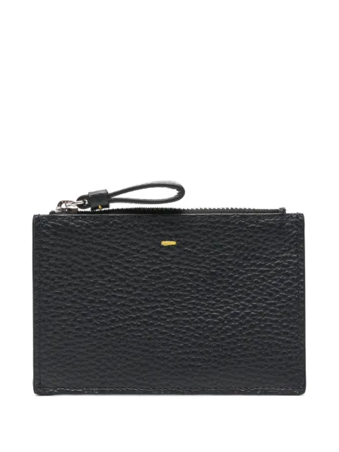 Doucal's logo-debossed leather card holder Blue DA0012VB0B00