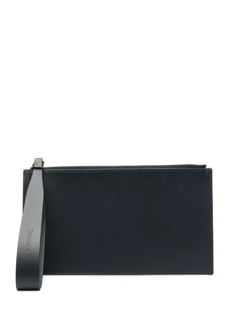 Doucal's smooth leather wallet Blue DA0008VI0B00