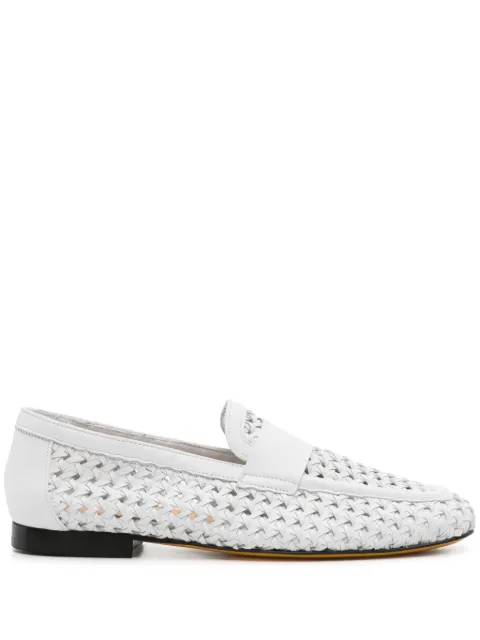 Doucal's interwoven leather loafers White DD8686MAENUZ246NW00