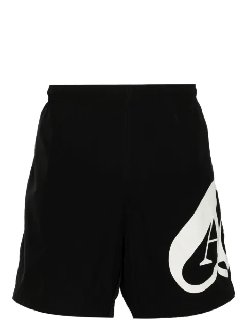 Alexander McQueen Seal-print swim shorts Black 7819734419Q