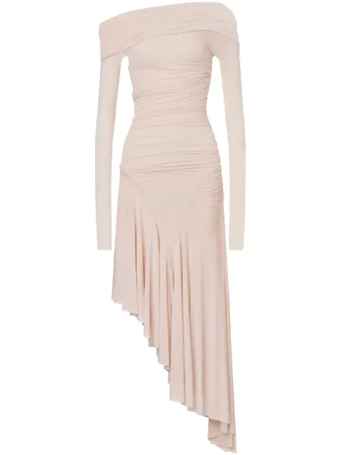 Philosophy Di Lorenzo Serafini draped asymmetric midi dress Pink A04372123