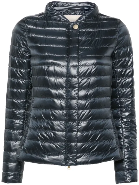 Herno Elena quilted puffer jacket Blue PI0608DIC12017