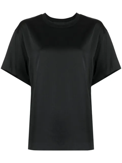 Juun.J round-neck short-sleeve T-shirt Black JW4464W005