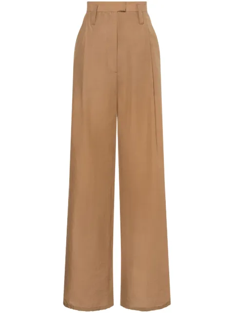 Philosophy Di Lorenzo Serafini high-waist wide-leg trousers Brown A03092122