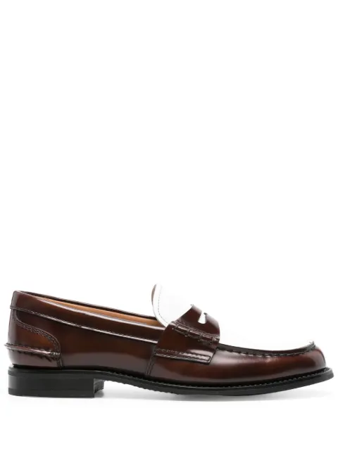 Church's Pembrey W5 leather loafers Brown DD00829AC0