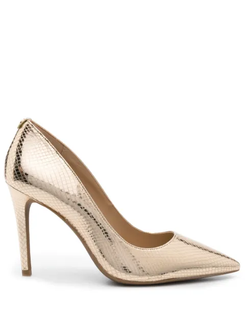 Michael Michael Kors Alina 95mm leather pumps Gold 40R4HNHP1M