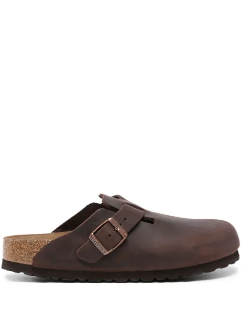 Birkenstock Boston leather mules Brown 0159713