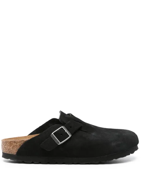 Birkenstock Boston suede mules Black 1027067