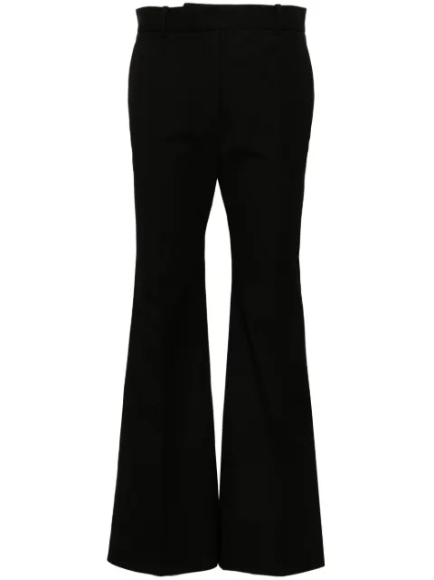 JOSEPH Tafira mid-rise flared trousers Black JP001617