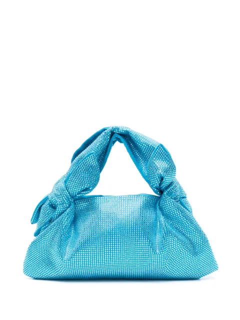 Giuseppe Di Morabito rhinestone-embellished knotted tote bag Blue 02PSBG009FC02109