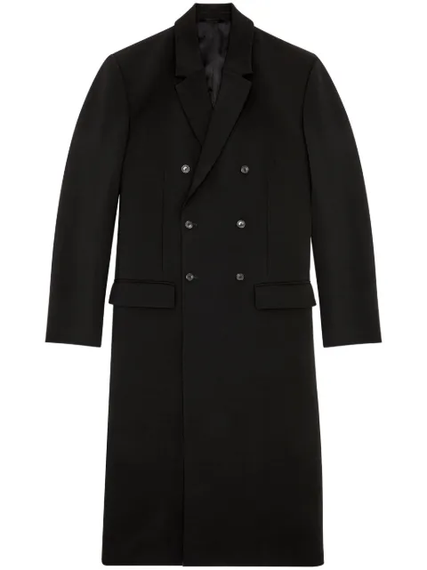 Diesel double-breasted tailored coat Black A146120GRDZ