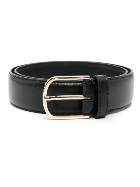 TOTEME Wide leather belt Black 241WAM972LE0025001