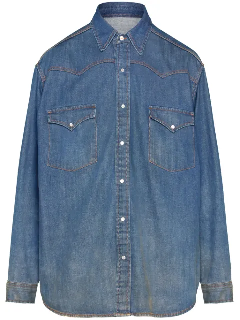 Maison Margiela Americana denim shirt Blue S50DT0017S30876