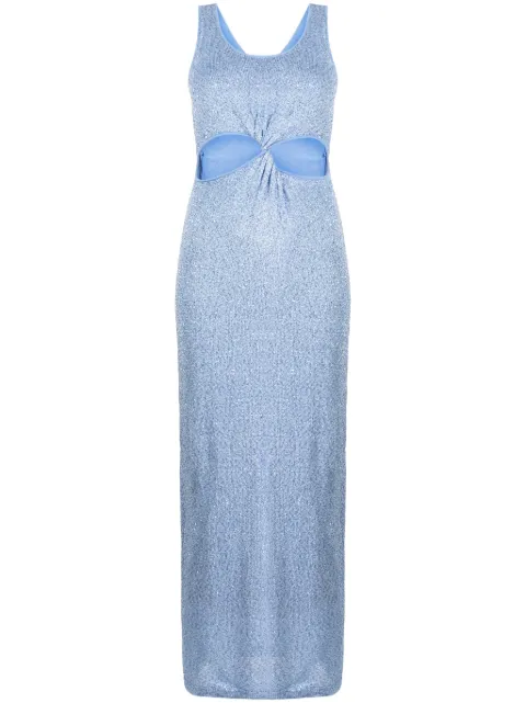 SIMKHAI Rayne sequined maxi dress Blue 1241183SW