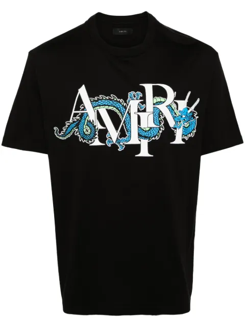 AMIRI Dragon cotton T-shirt Black AMJYTE1004001