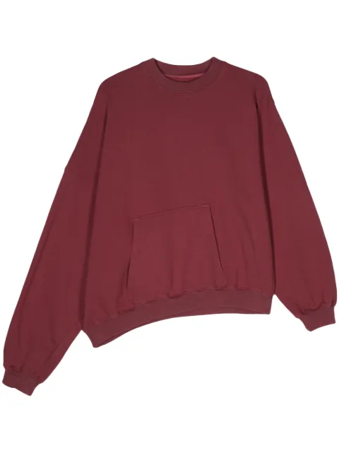 Magliano logo-print asymmetric sweatshirt Red R58011929LM29