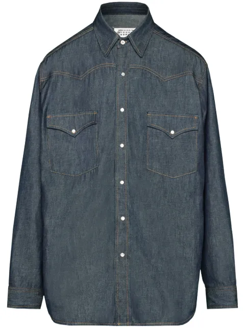 Maison Margiela long-sleeve denim shirt Blue S50DT0015S30881
