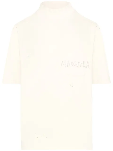 Maison Margiela Handwritten cotton T-shirt White S50GC0695S24567