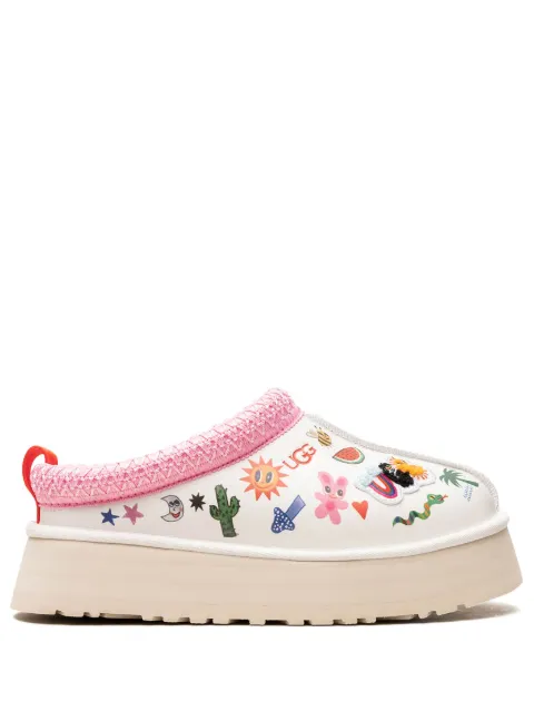UGG Tazz Pop Sketch "White" slippers White 1155751WHT
