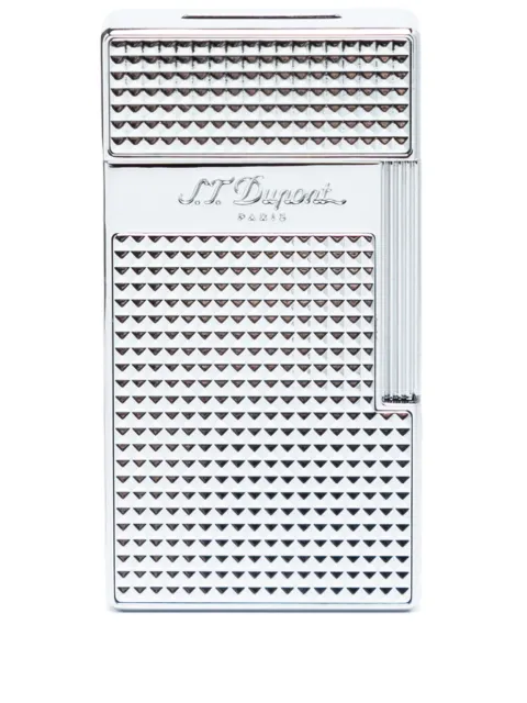 S.T. Dupont Slimmy micro-diamond lighter (6.5cm x 3.5cm) Silver 025010