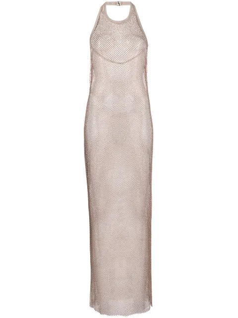 SIMKHAI Inaya halterneck maxi dress Pink 1241174SW