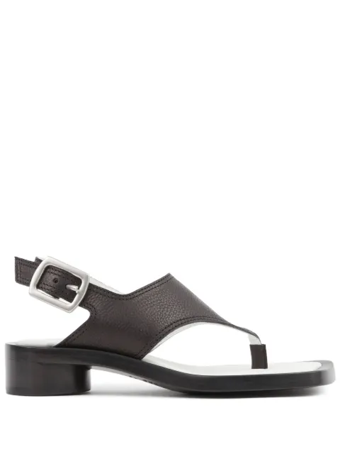 MM6 Maison Margiela Anatomic 30mm leather sandals Brown S59WP0199P6381