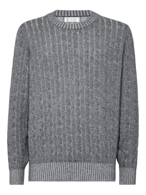 Brunello Cucinelli cable knit jumper Grey M22700600CQ543