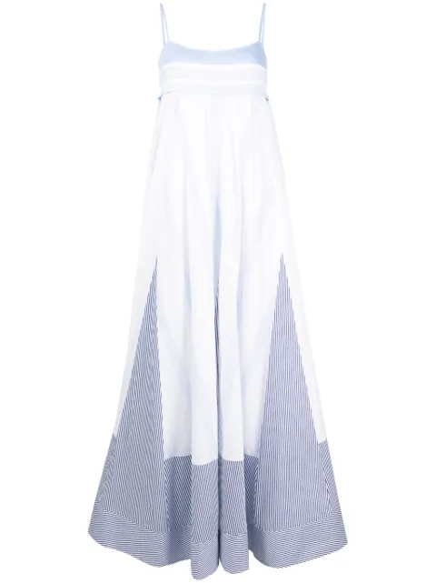 SIMKHAI Dixie mutli-stripe maxi dress Blue 1241002R
