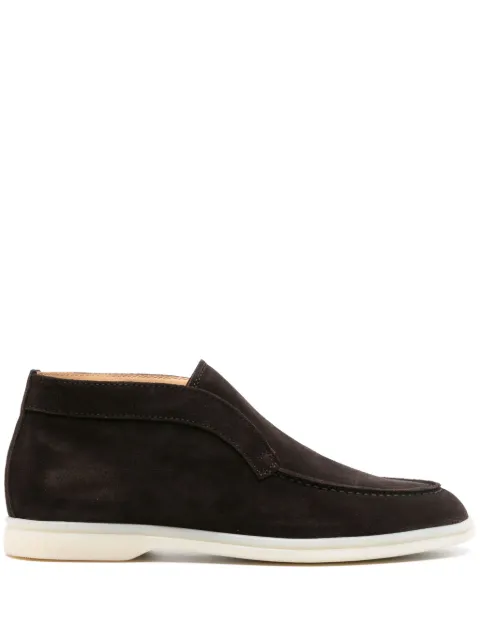Scarosso Leonarda suede ankle boots Brown LEONARDAANKLBROSUED