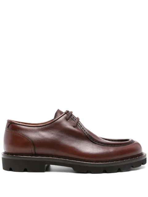 Scarosso Damiano leather Derby shoes Brown DAMIANODERBBURCALF