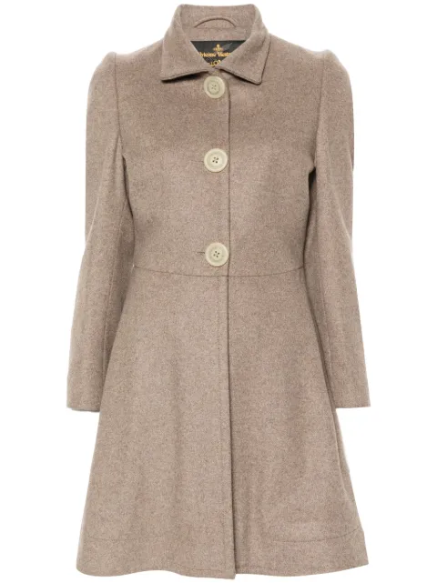 Vivienne Westwood Pre-Owned 2016-2017 single-breasted coat Grey VIWE600CL
