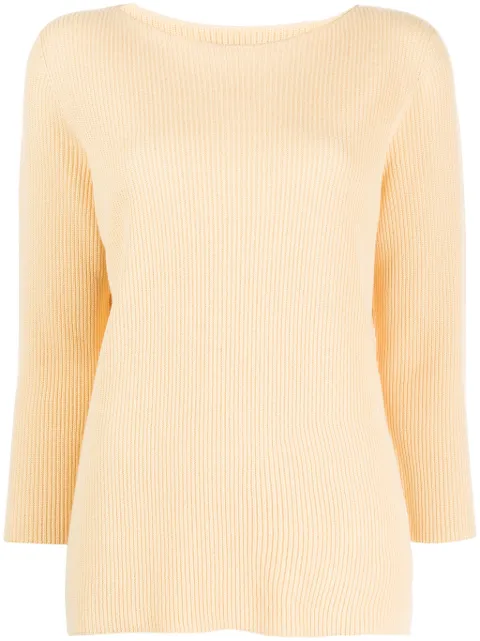 Fabiana Filippi ribbed sweater Yellow MAD264F018D510M417