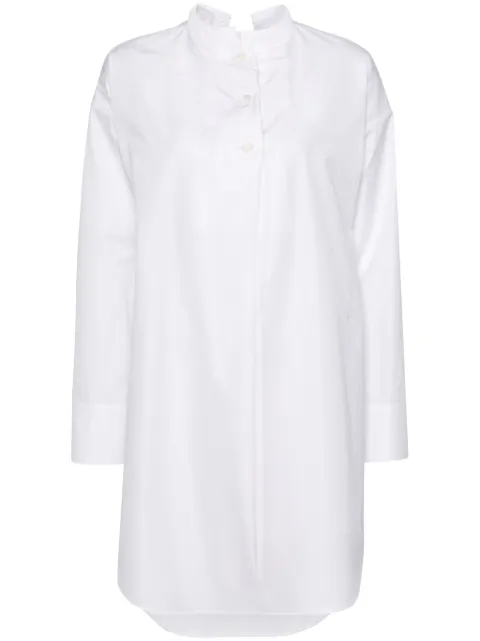 Givenchy stand-up collar shirt minidress White BW21Z114TF