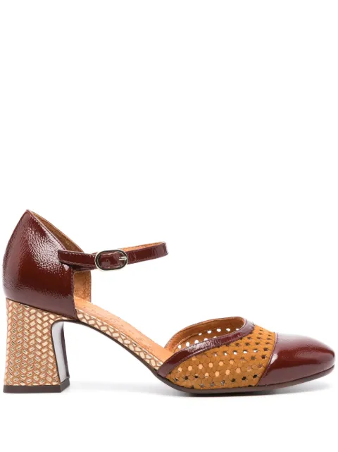 Chie Mihara Fiza 70mm leather pumps Red FIZA