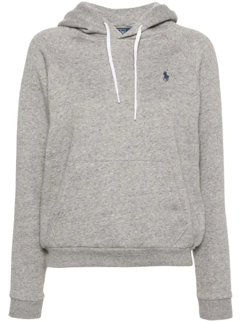 Polo Ralph Lauren embroidered-logo hoodie Grey 211943007004