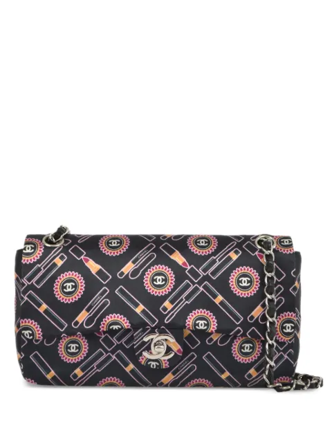 CHANEL Pre-Owned 2005 Lipstick Classic Flap shoulder bag Black 9325539