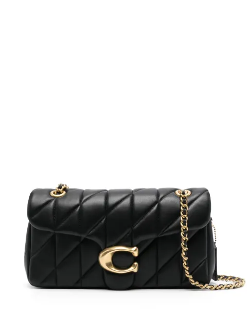 Coach Tabby 26 quilted leather shoulder bag Black CP150
