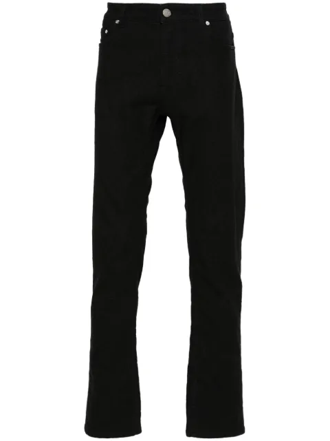 ETRO jacquard slim-fit jeans Black MRNB000499TTE17
