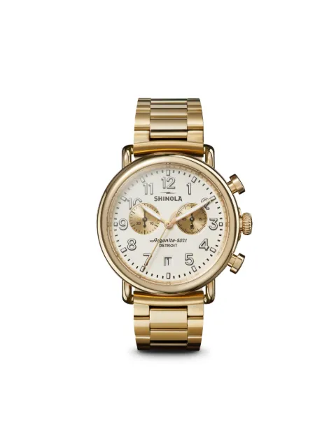 Shinola unworn Argonite 5021 Gold S0120283784